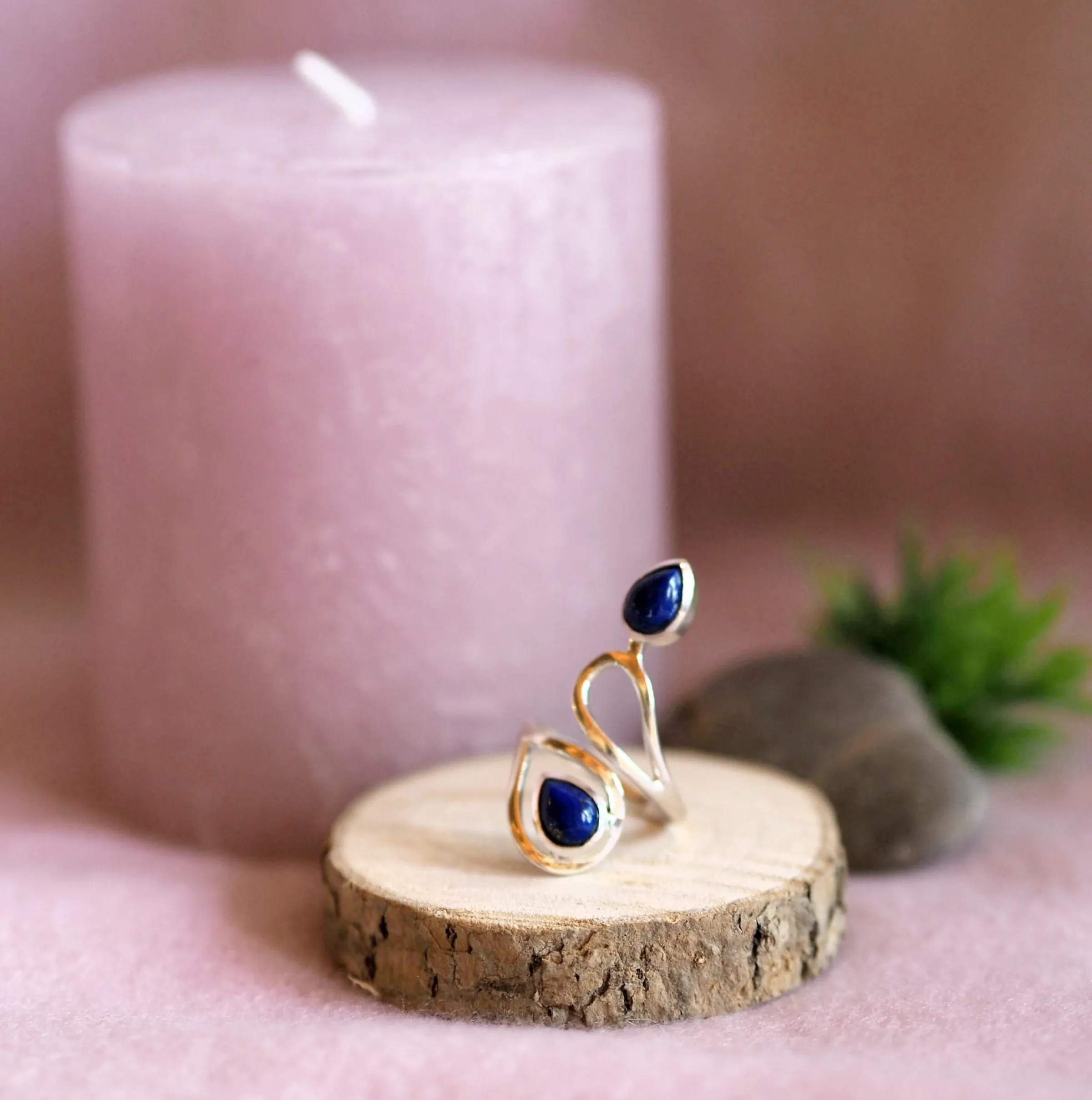 Bague Lapis Lazuli modèle 2