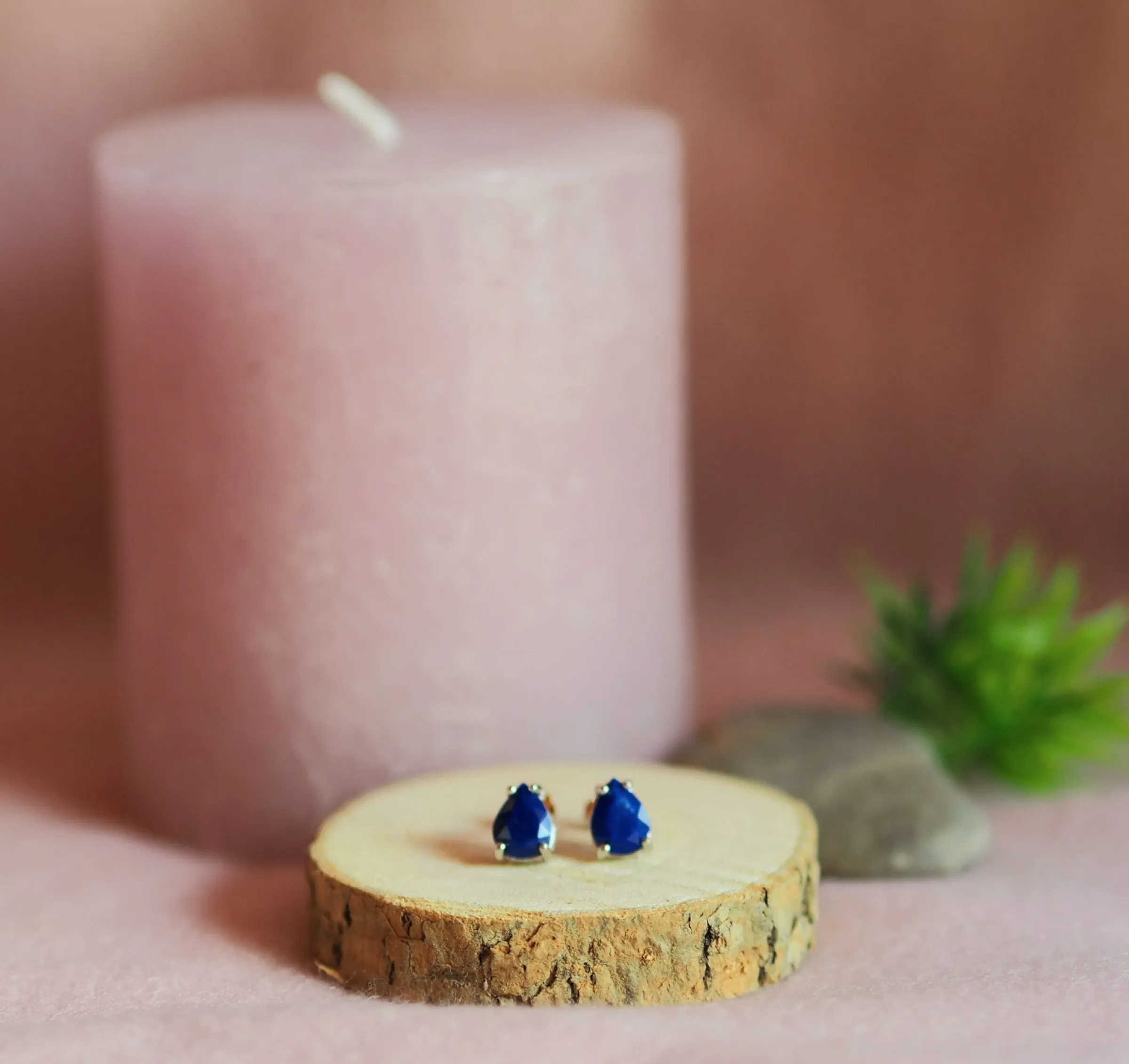 Boucles d’oreilles Argent 925 Lapis Lazuli Larme