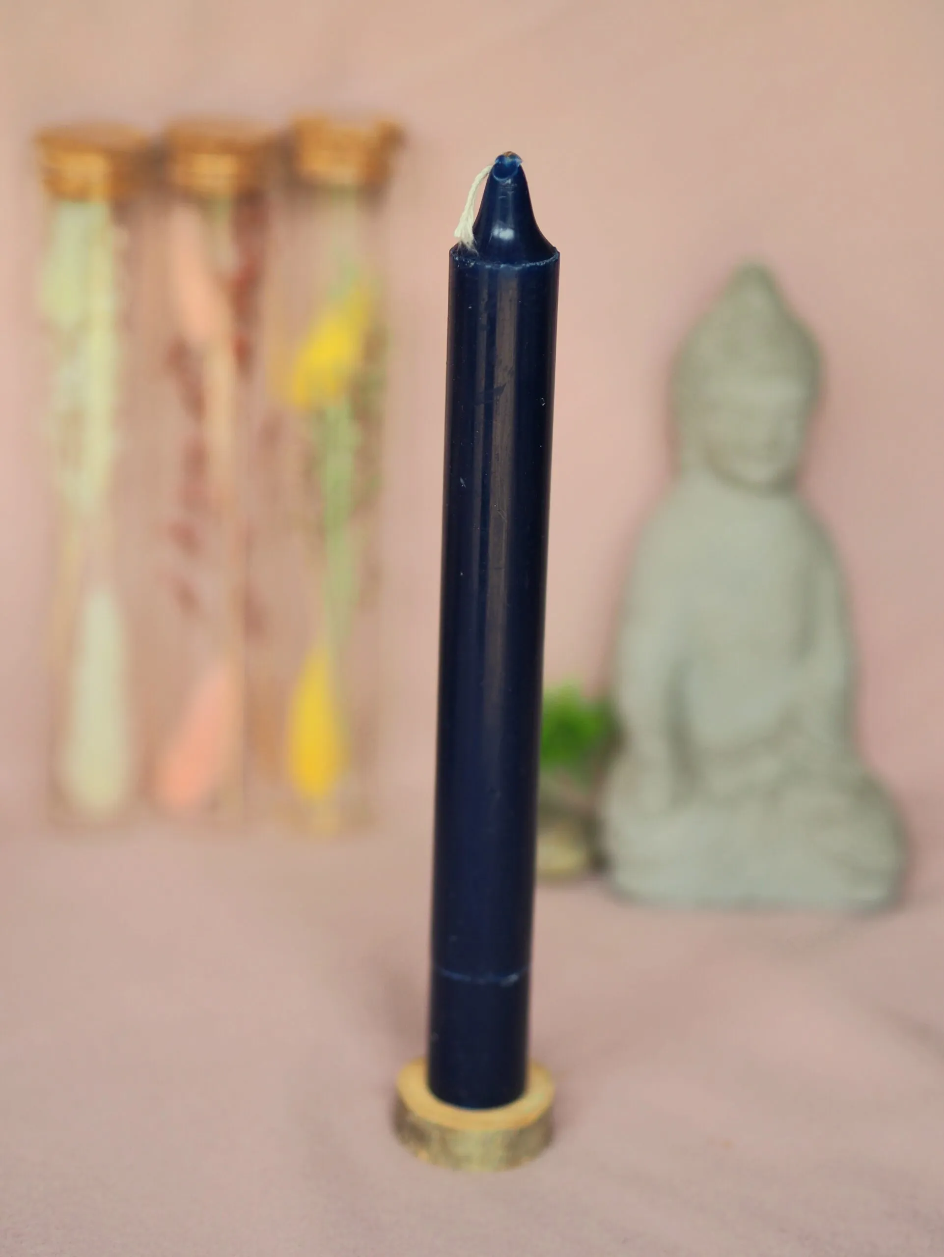 Bougie bleu roi