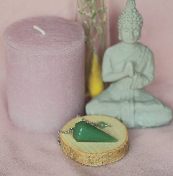 Pendule conique Aventurine Verte 3.5cm
