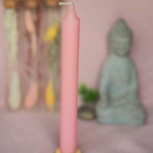 Bougie rose pâle