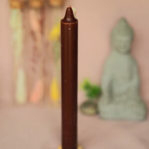 Bougie marron foncé